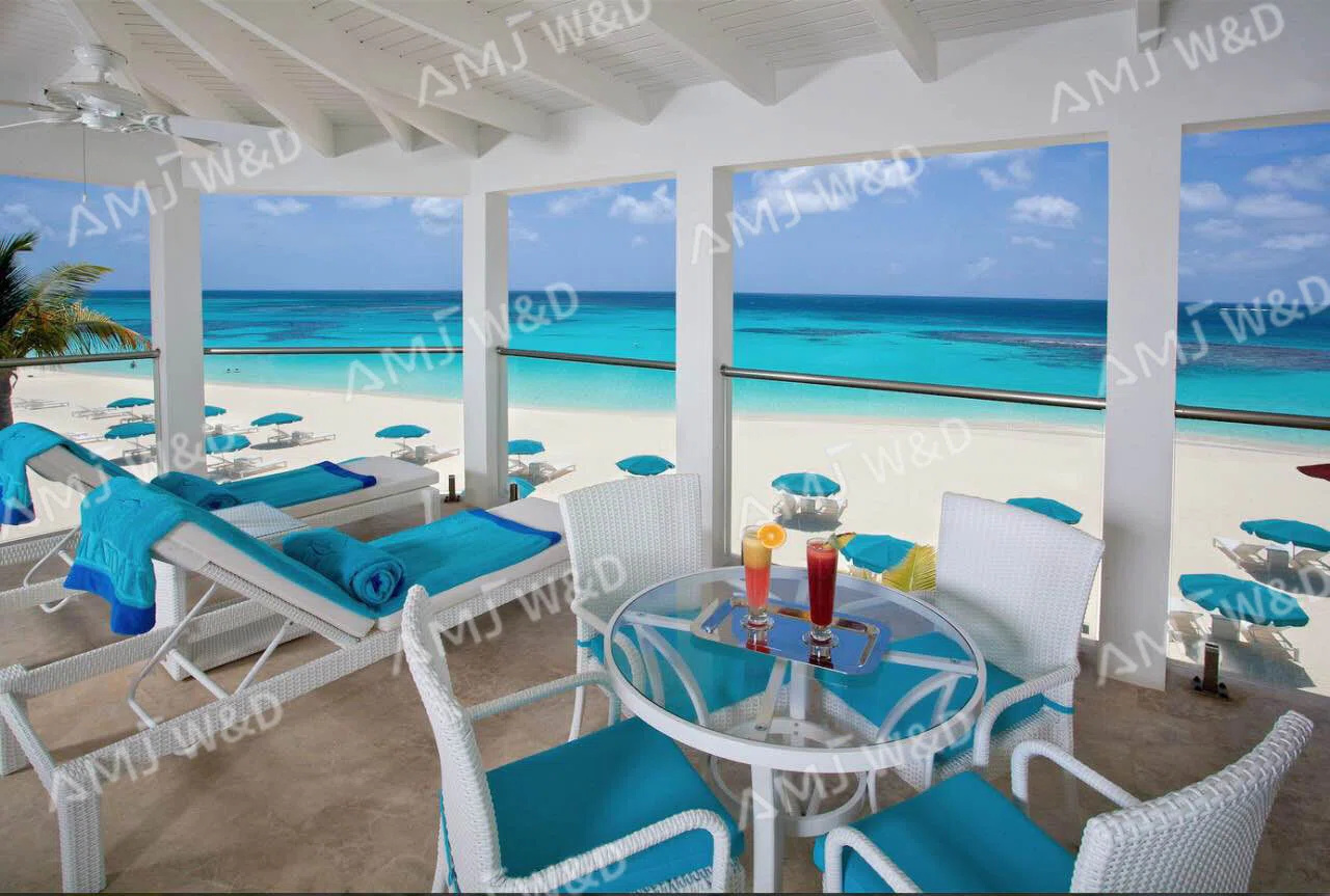 AMJ Hurricane-Impact Sliding Doors - Caribbean Coastal Luxury Villa