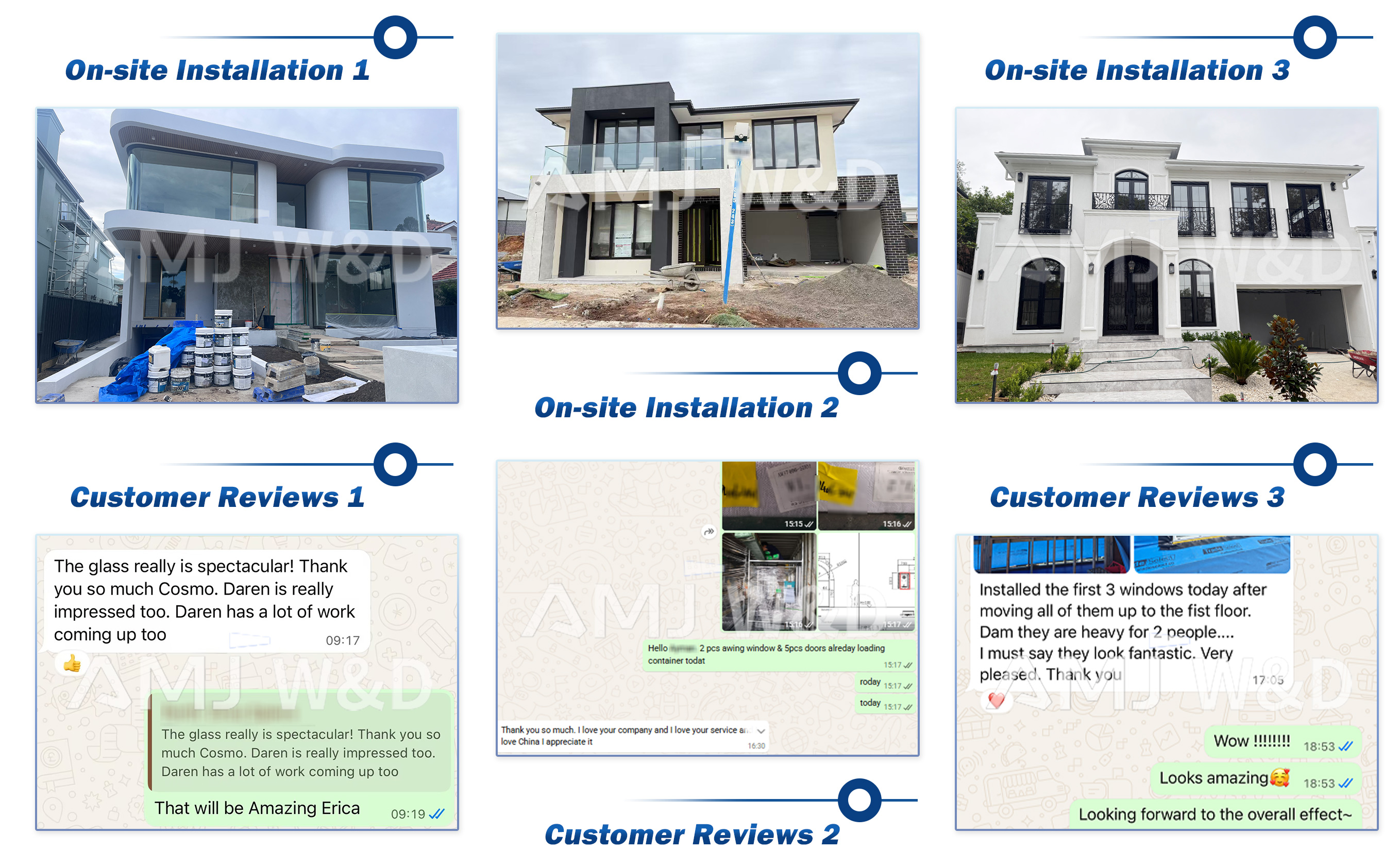 On-site installation and customer feedback