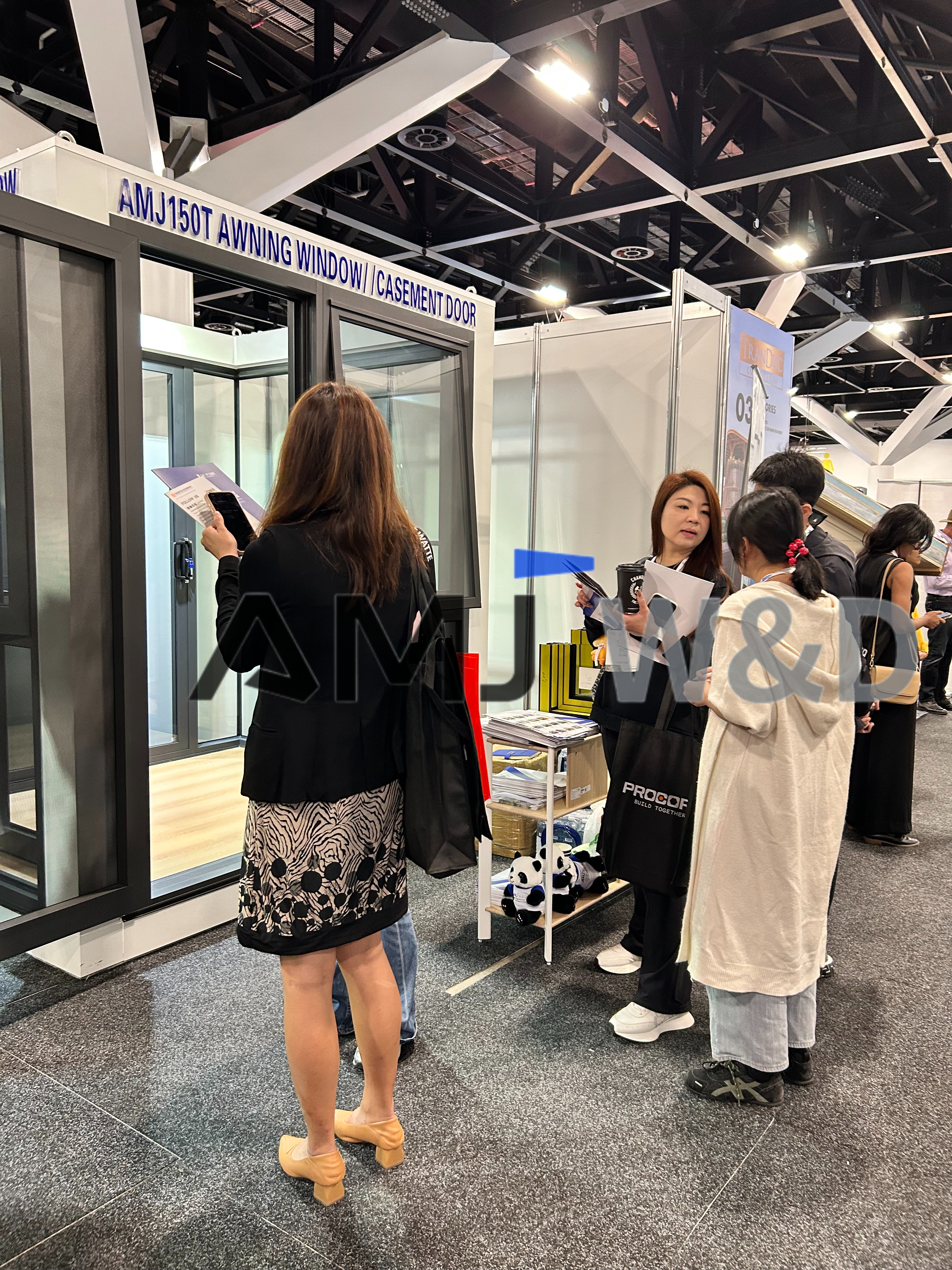 AMJ aluminum windows and doors for overseas projects
