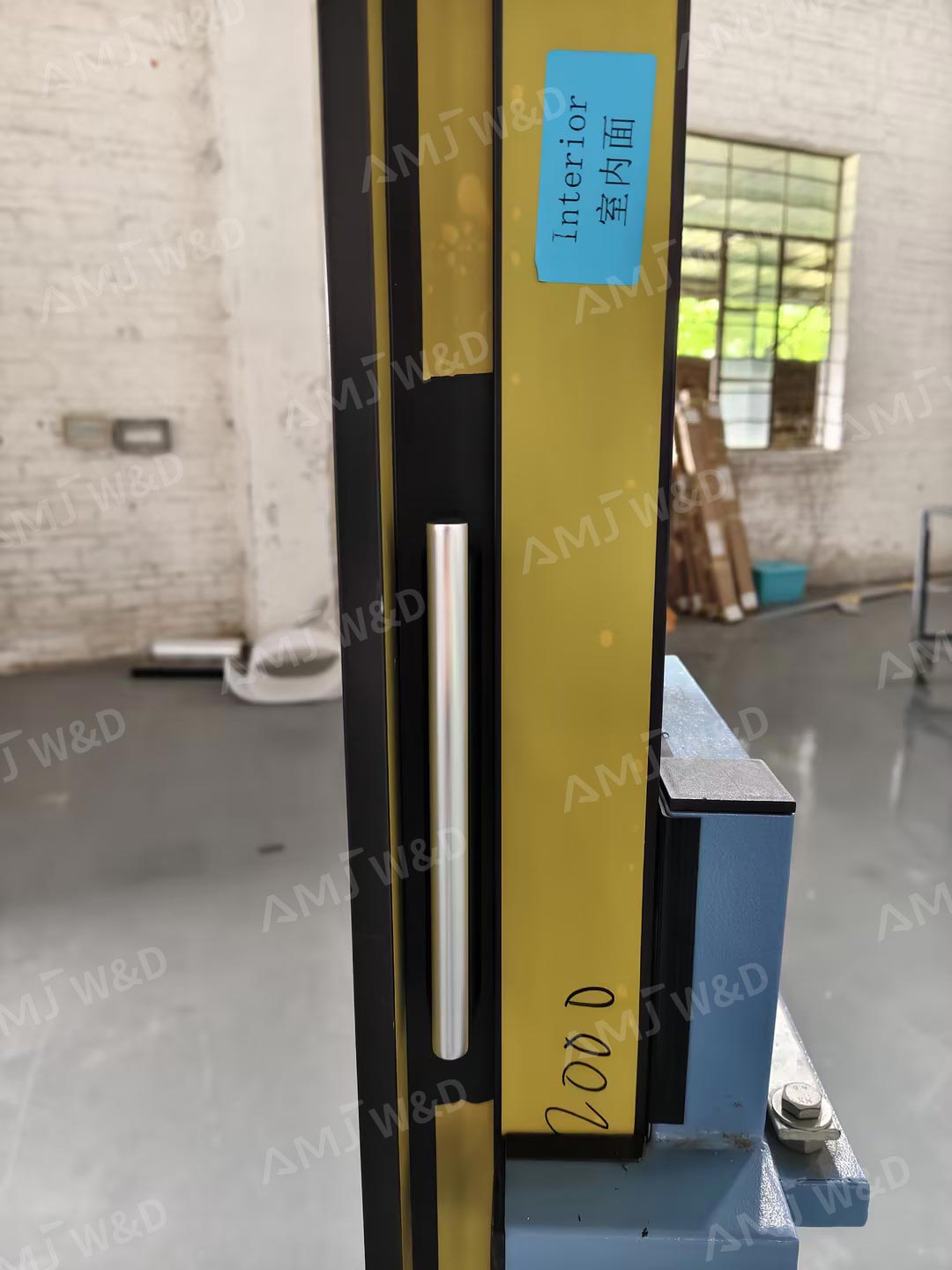 AMJ154T aluminum glass sliding door full view