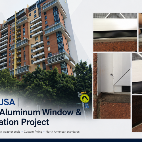 California, USA | Residential Aluminum Window & Door Installation Project