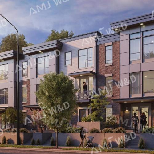 AMJ Aluminum Sliding Door Project for a Utah Townhouse Development