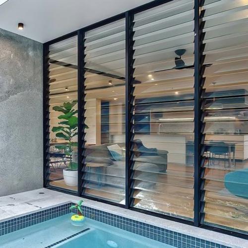 AMJ 100L Series Glass Louver