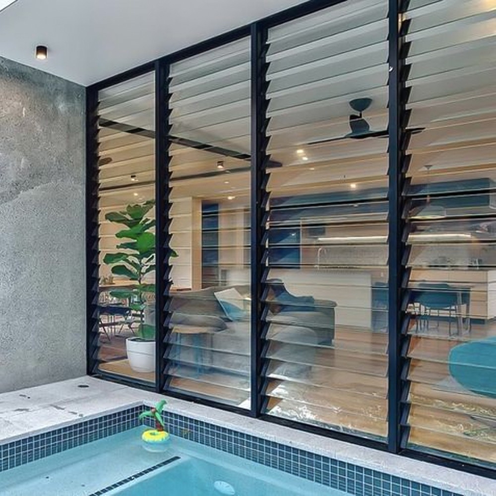 AMJ 100L Series Glass Louver