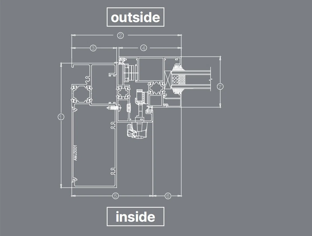 AMJ 150T Series Awning Window