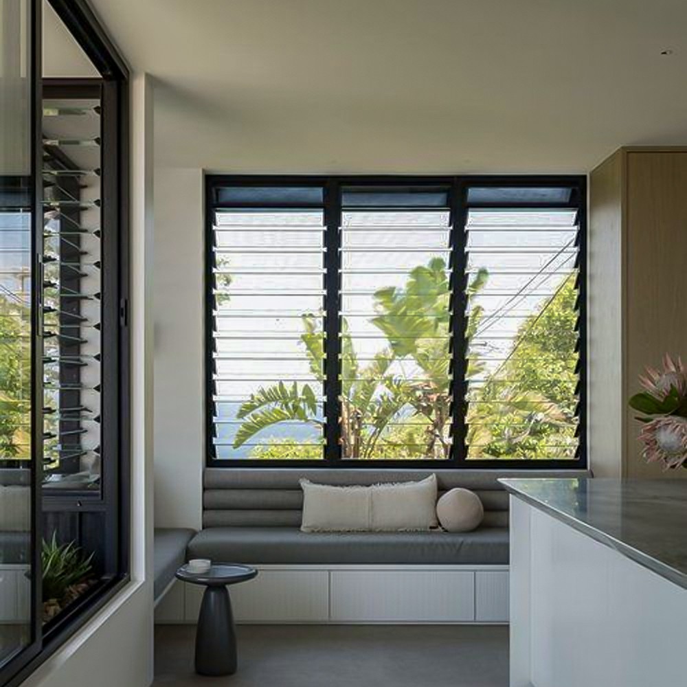 AMJ 80 Series Glass Louver