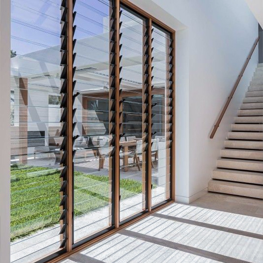 AMJ 80 Series Glass Louver