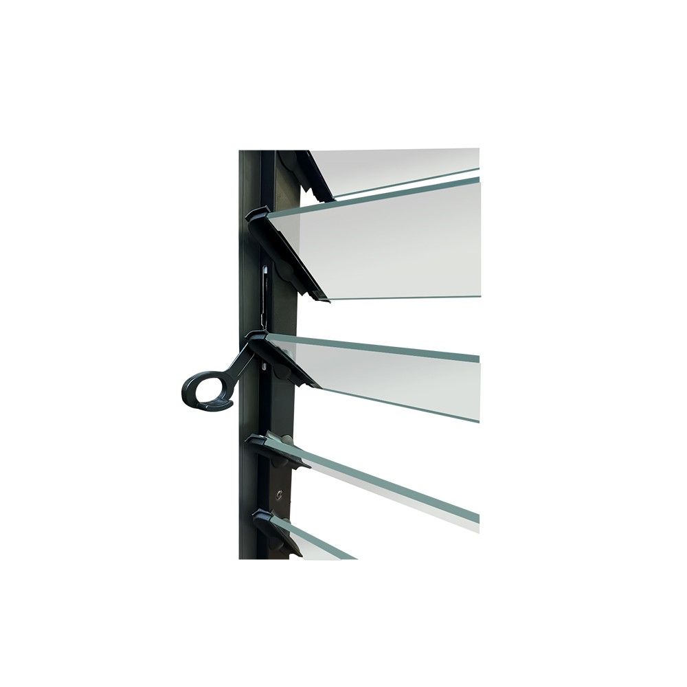 AMJ 80 Series Glass Louver