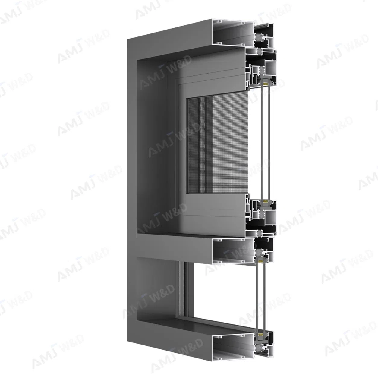 AMJ 150T Series Glass Wall
