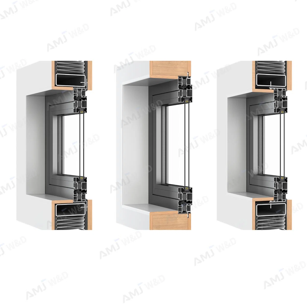 AMJ 67T Series Casement Window