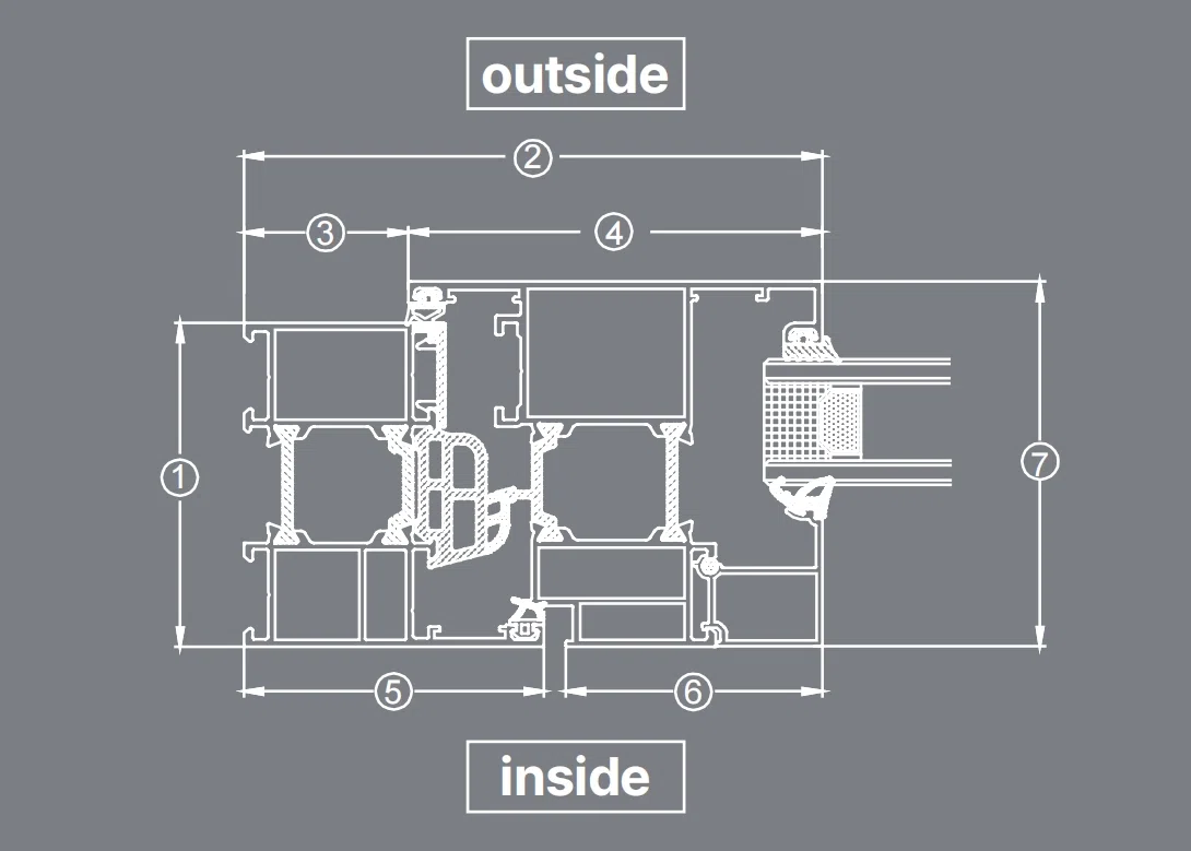 AMJ 67T Series Awning Window
