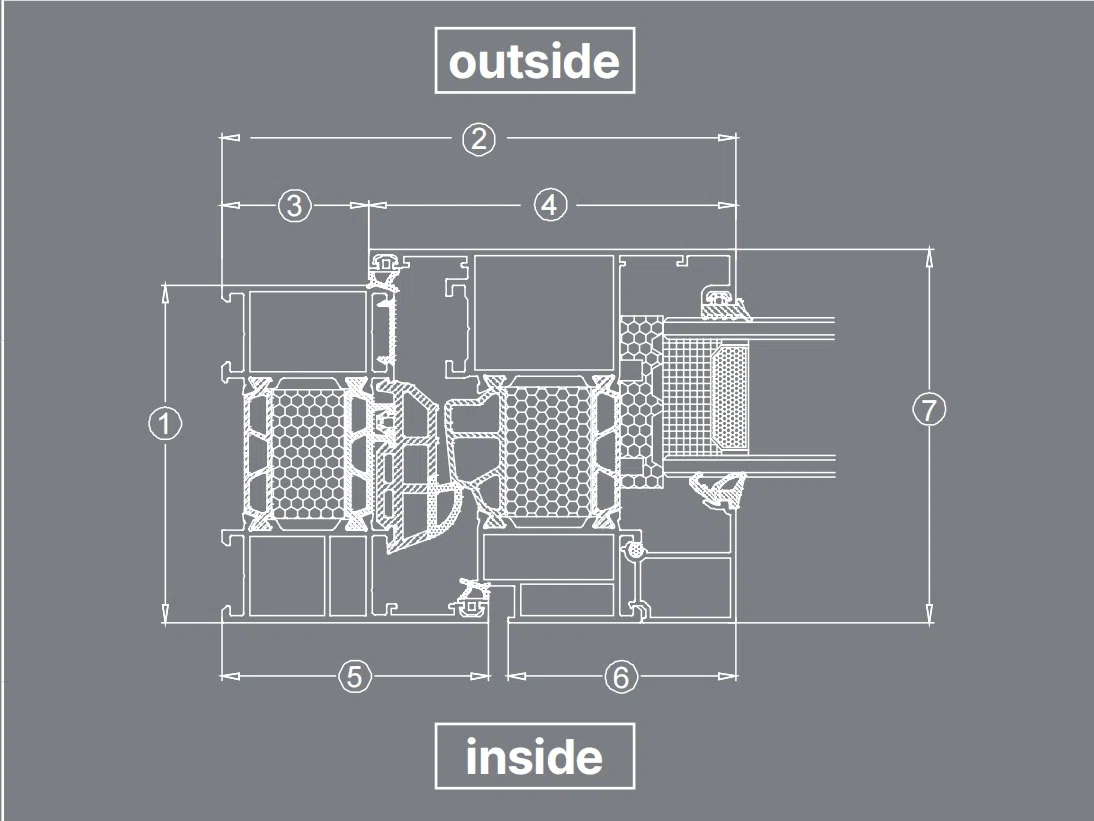 AMJ 78T Series Awning Window
