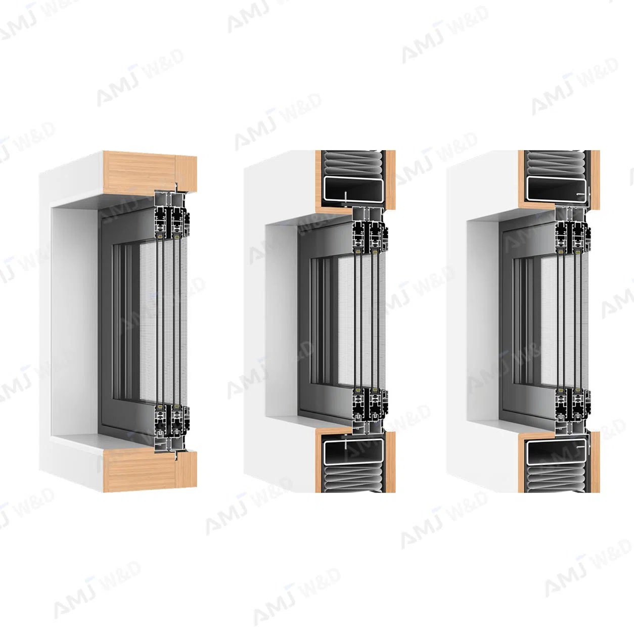 AMJ 82T Series Sliding Window