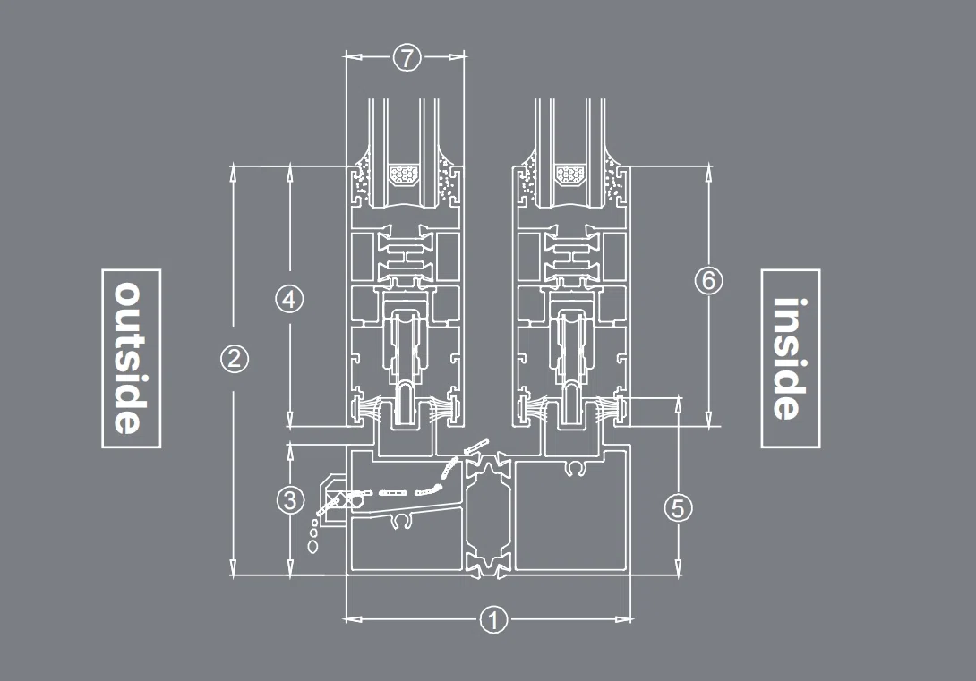 AMJ 82T Series Sliding Window