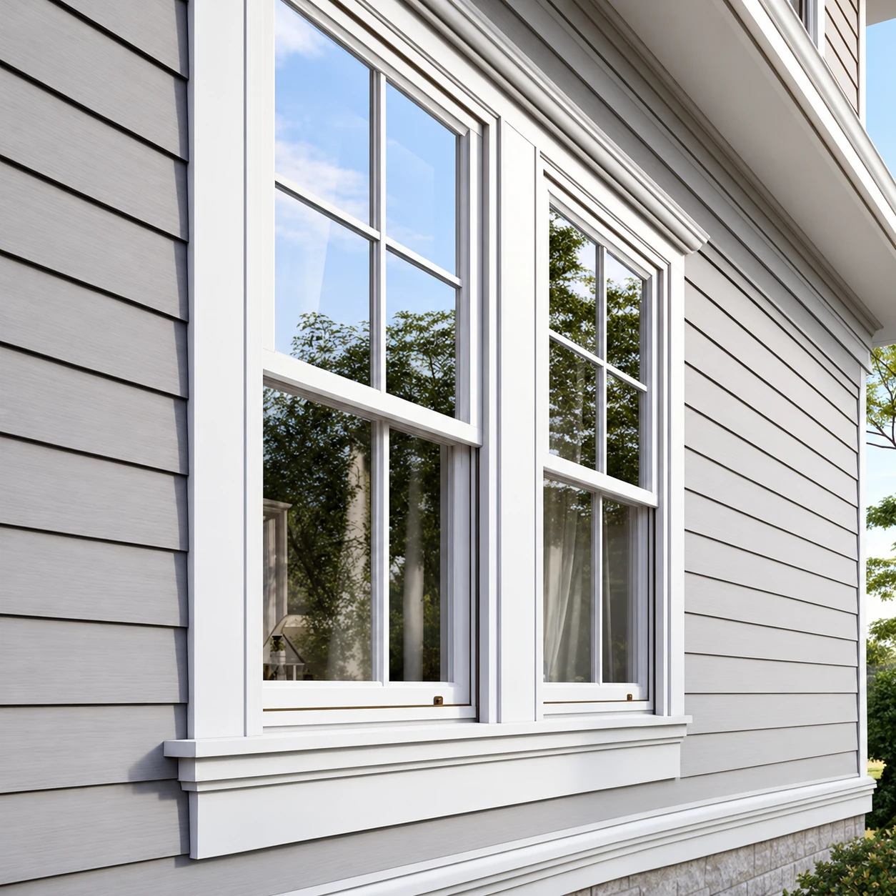 UPVC Single Hung Windows