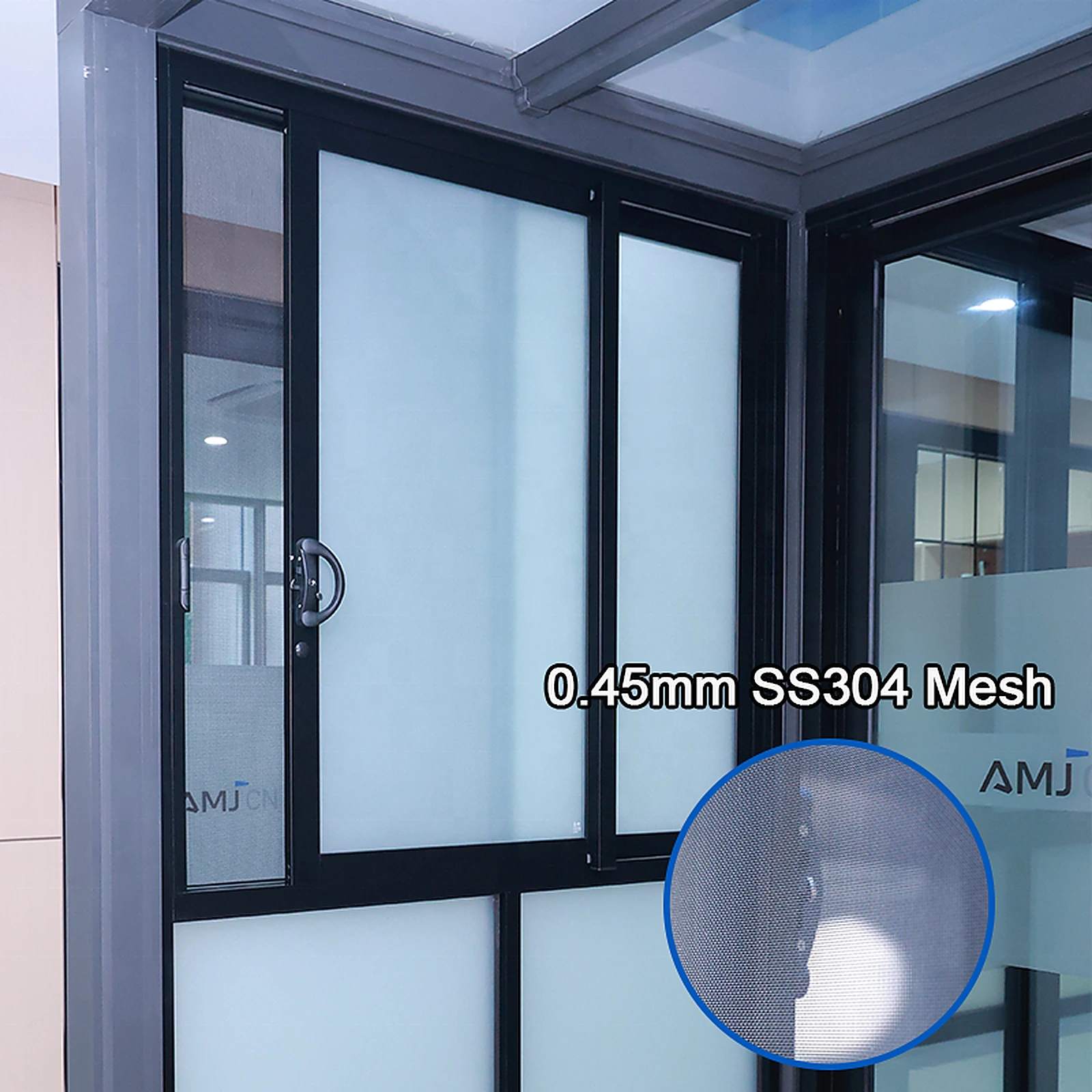 Heavy-Duty Two-Track Aluminum Sliding Window