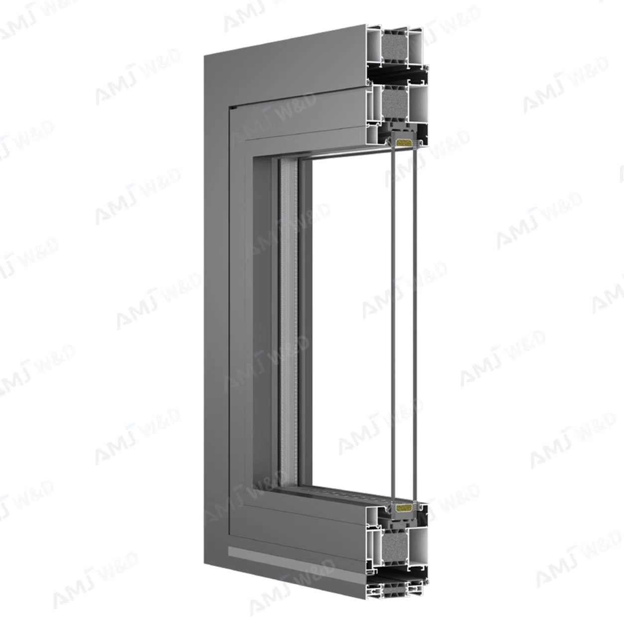 High-Insulation Aluminum Hinged Door