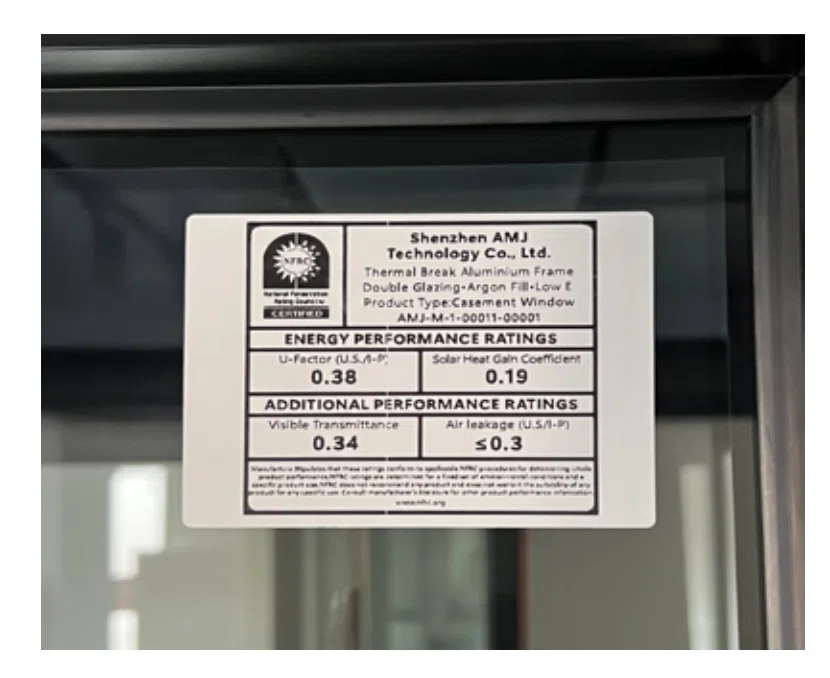 High-Insulation Aluminum Hinged Door