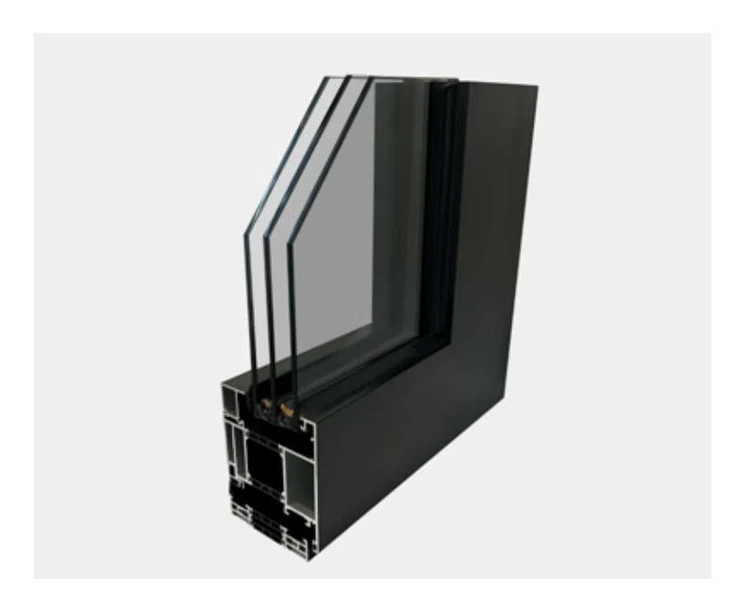 High-Insulation Aluminum Hinged Door