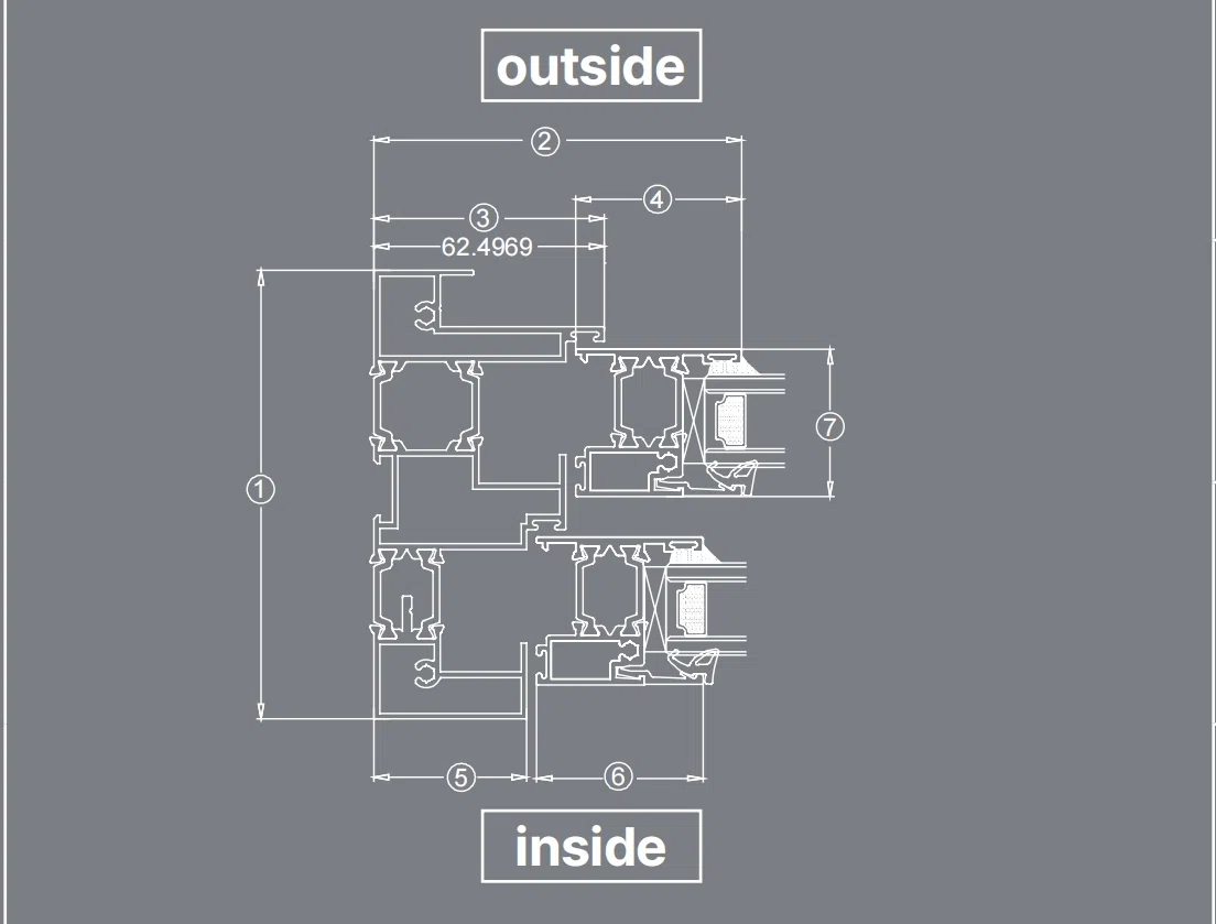 Large-Opening Thermal Break Single & Double Hung Window