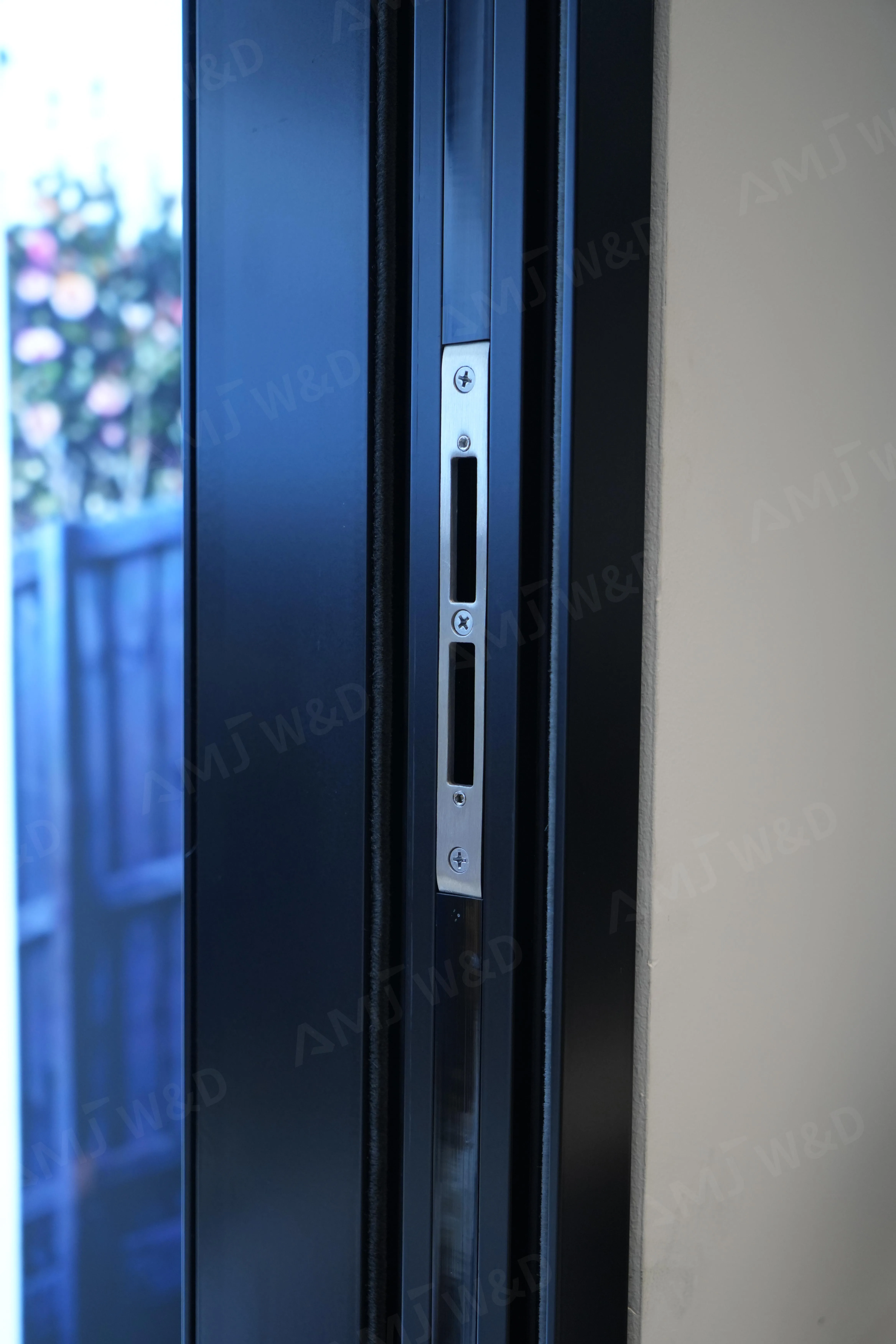 Screen-Ready Three-Track Aluminum Sliding Door