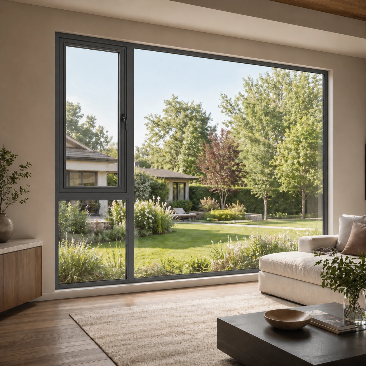 Standard Thermal Break Aluminum Casement Window