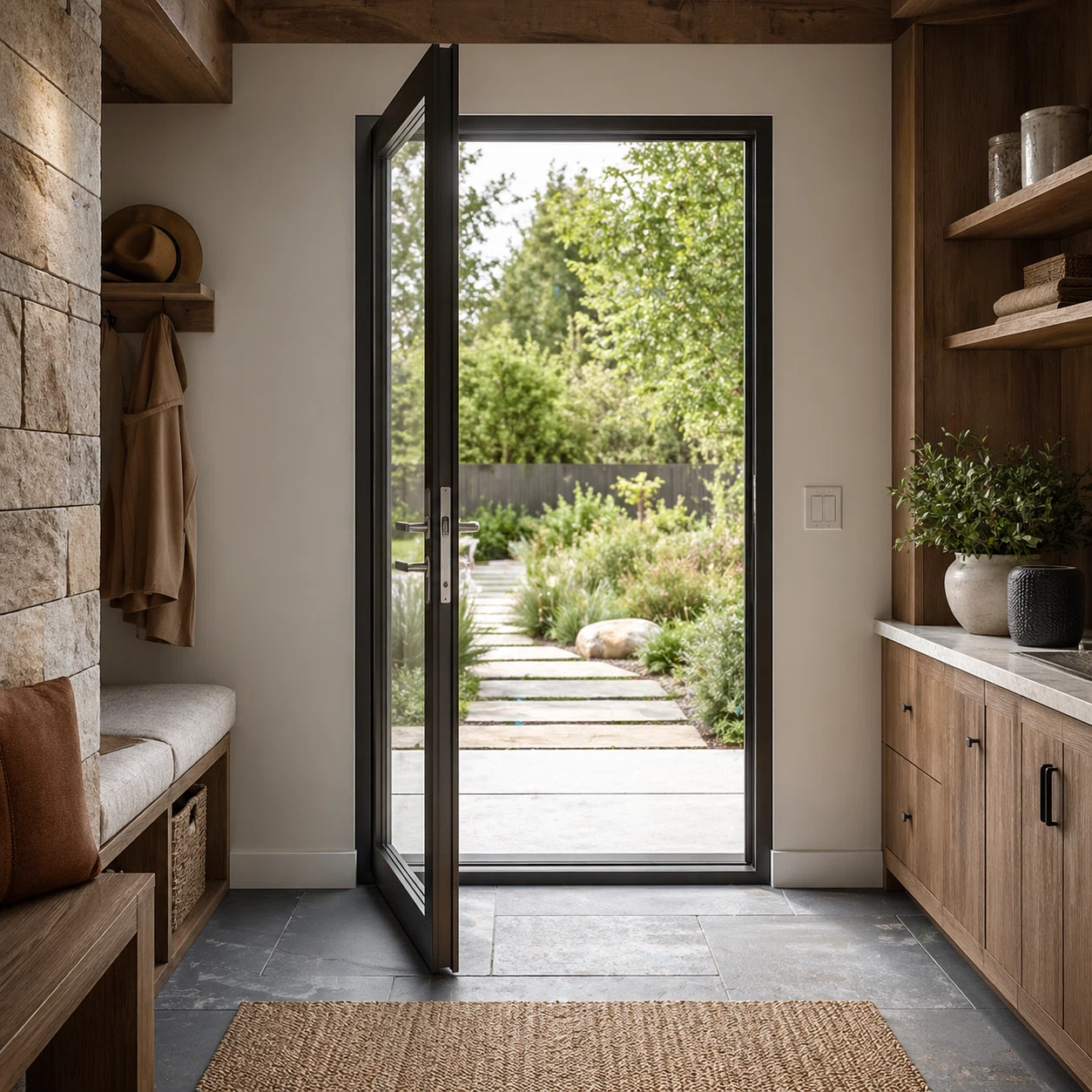 Standard Thermal Break Aluminum Hinged Door