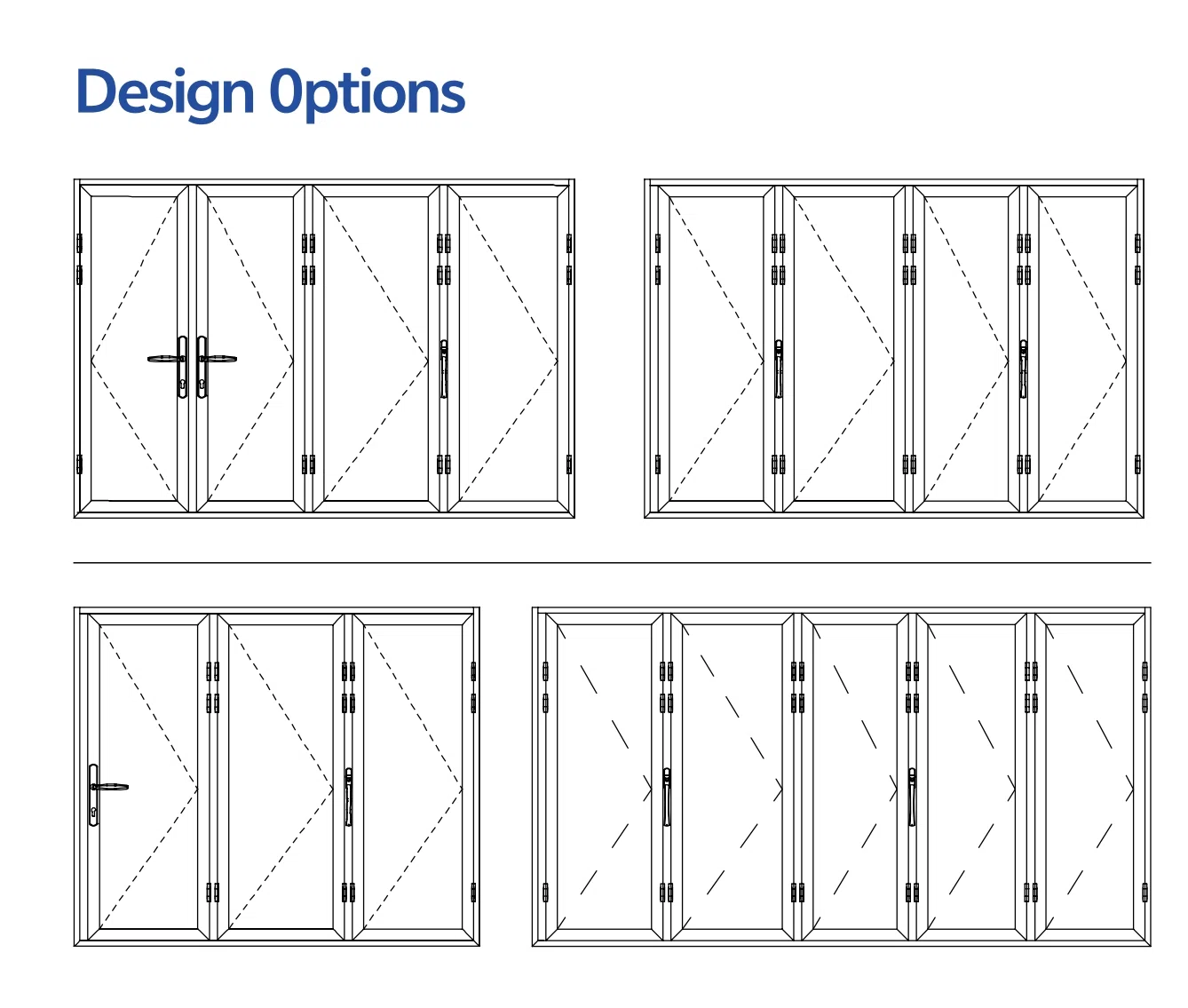 Standard Top-Hung Thermal Break Bifold Door
