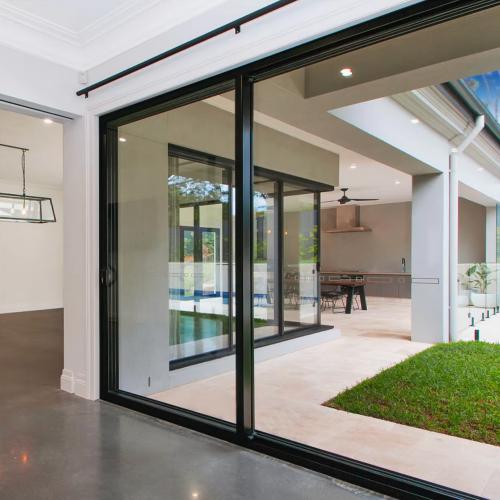 Two-Track Thermal Break Aluminum Sliding Door