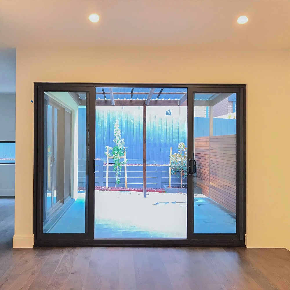Two-Track Thermal Break Aluminum Sliding Door