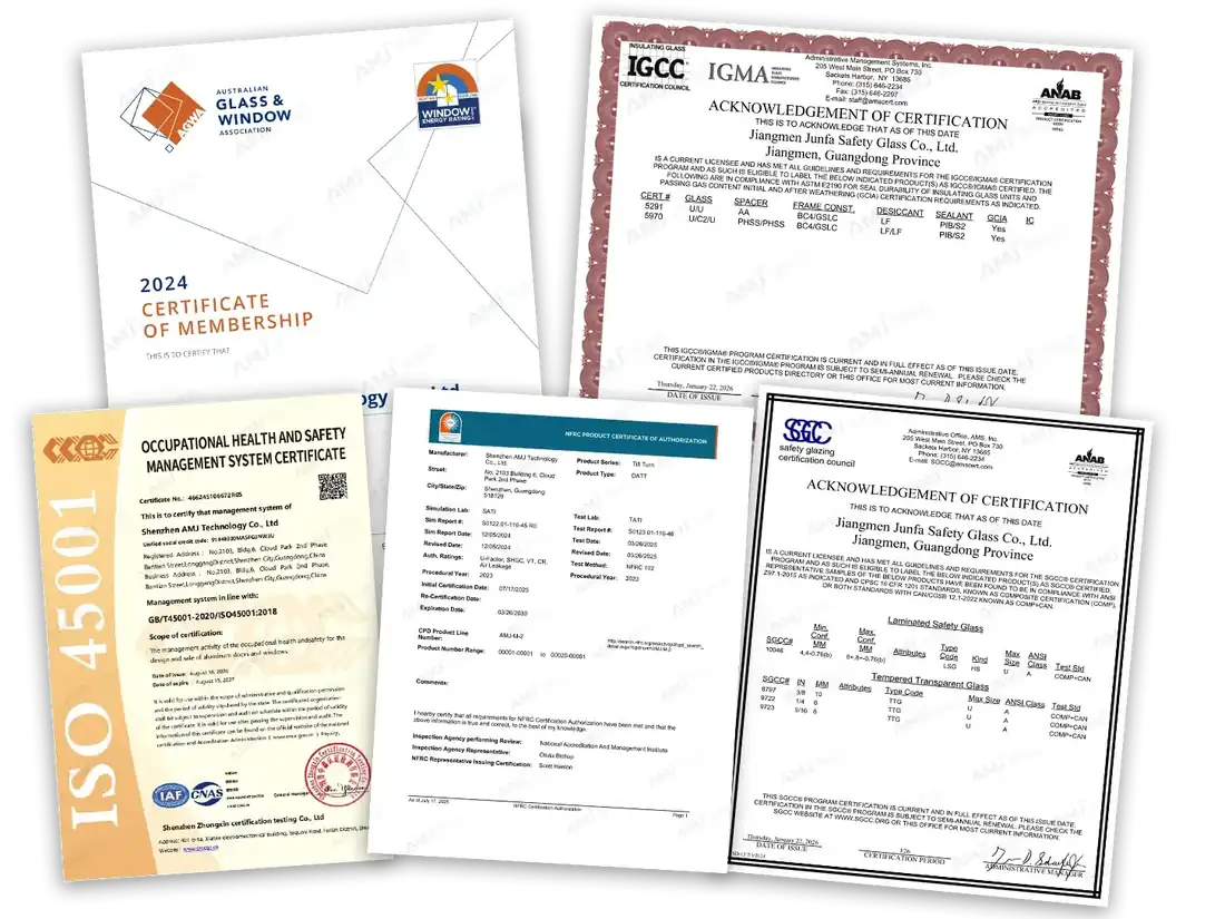 AMJ certificate