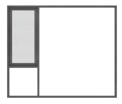 AMJ 100T Series Awning Window product frame diagram