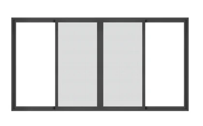 AMJ 82T Series Sliding Window product frame diagram